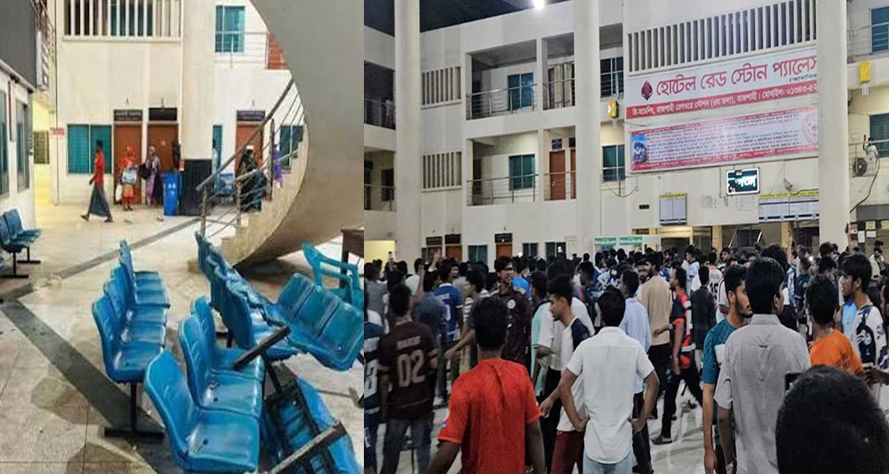 Vandalism at Rajshahi Railway Station; 4 RNB Members Suspended