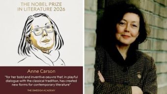 Anne Carson Wins Nobel Prize in Literature
